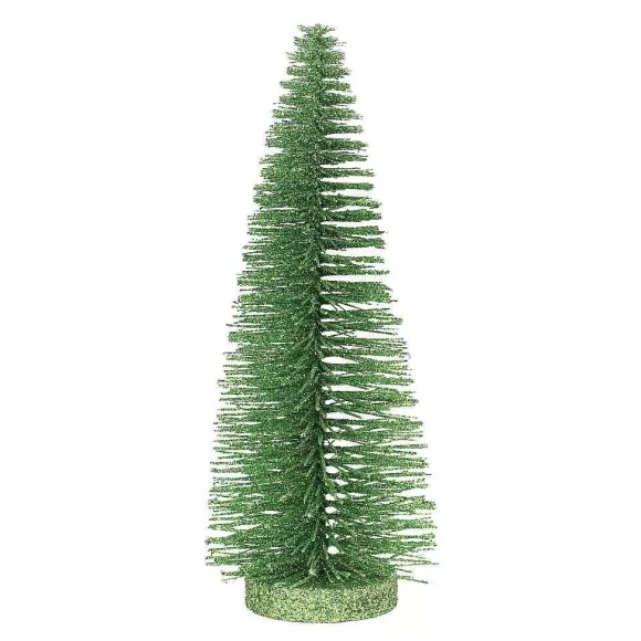 Department 56 10 In Green Glitter Tree< Christmas Basics