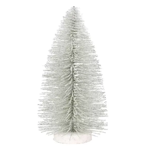 Department 56 8 Inch Silver Glitter Tree< Christmas Basics