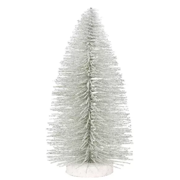 Department 56 8 Inch Silver Glitter Tree< Christmas Basics