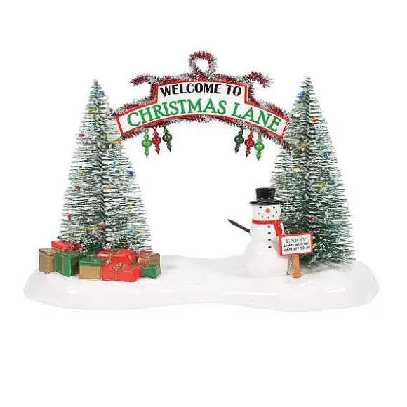 Department 56 A Festive Christmas Gate< Original Snow Village