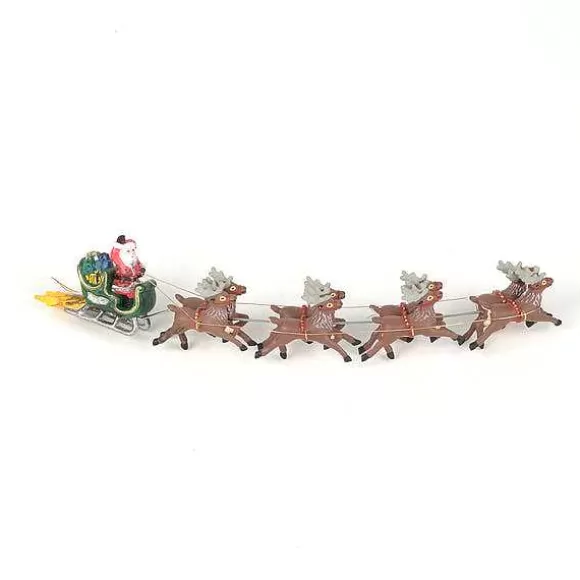 Department 56 Animated Flaming Sleigh & Reindeer Figure< Replacement Parts