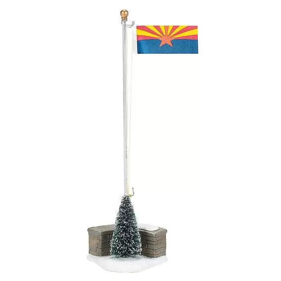 Department 56 Arizona State Flag< Village Accessories