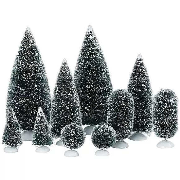 Department 56 Bag-O-Frosted Topiaries, Small< Village Accessories