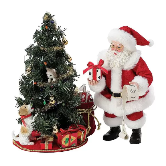 Department 56 Barking Up The Tree< New Santas