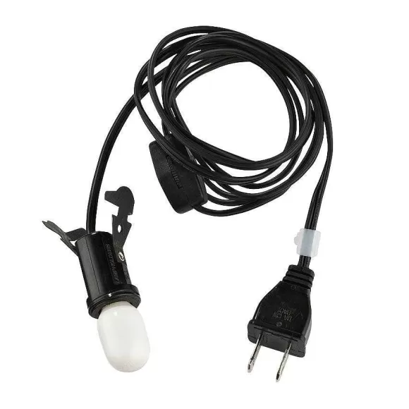 Department 56 Black Single Light Cord Set #022< Replacement Parts