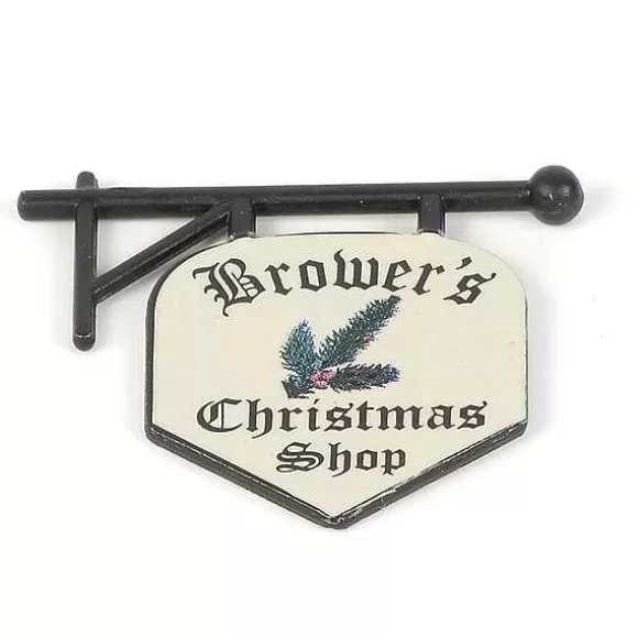 Department 56 Brower's Christmas Shop Sign< Replacement Parts