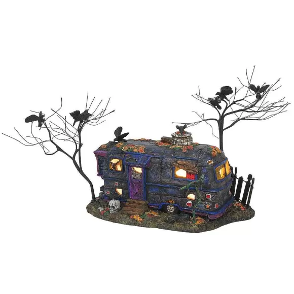 Department 56 Cackling Crow Caravan< Snow Village Halloween