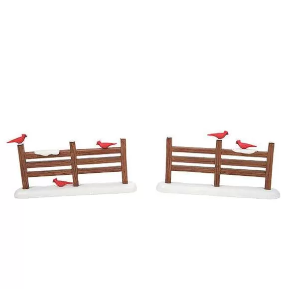 Department 56 Cardinal Christmas Fence< Village Accessories