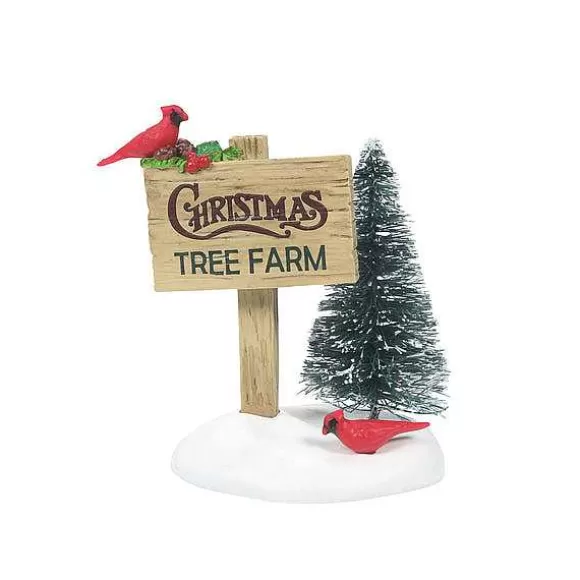 Department 56 Cardinal Christmas Sign< Village Accessories