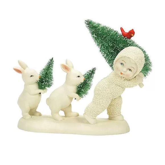 Department 56 Christmas Tree Bunnies< Snowbabies Christmas Memories