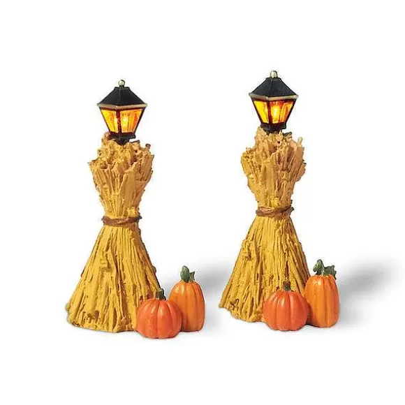 Department 56 Corn Stalk Lanterns< Village Halloween Accessories