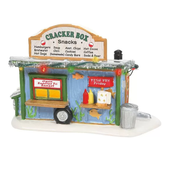 Department 56 Cracker Box Snack Shack< Original Snow Village