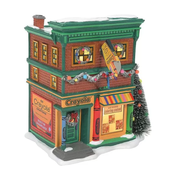 Department 56 Crayola Crayon Store< Original Snow Village