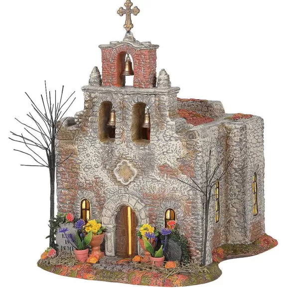 Department 56 Day Of The Dead Church< Snow Village Halloween