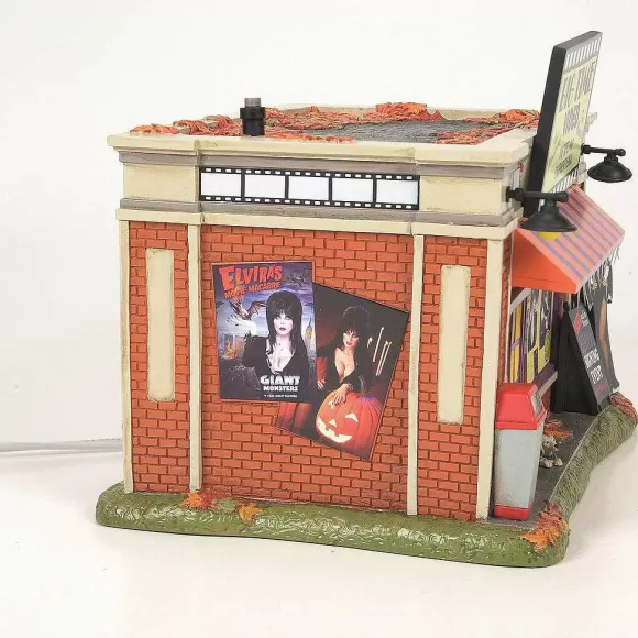 Department 56 Elvira's Big Time Video Store< Hot Properties Village