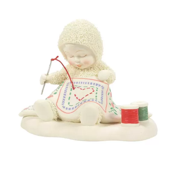 Department 56 Embroidered In Love< Snowbabies Christmas Memories