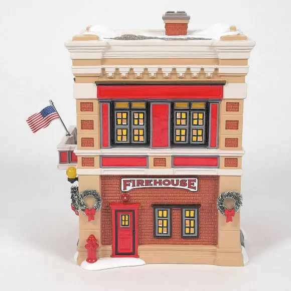 Department 56 Engine 223 Fire House< Original Snow Village