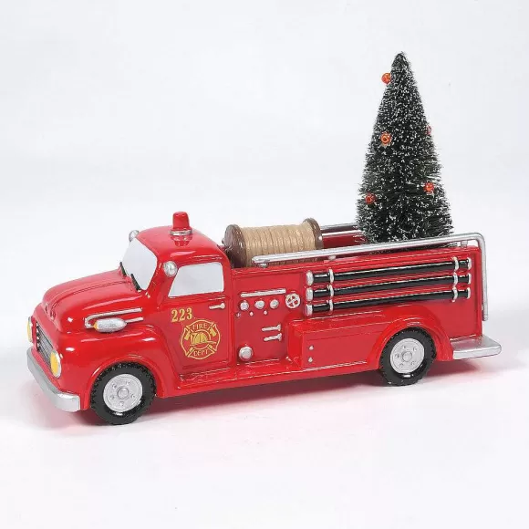 Department 56 Engine 223 Pump Truck< Original Snow Village