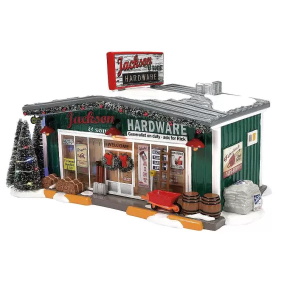 Department 56 Fe Jackson & Son's Hardware< Original Snow Village