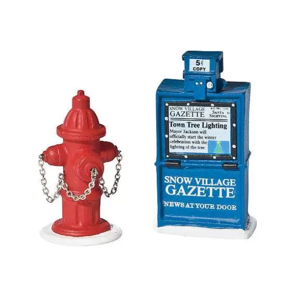 Department 56 Fire Hydrant Paper Box< Village Accessories