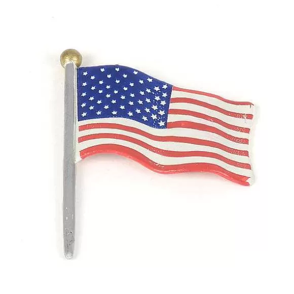 Department 56 Firehouse No. 4 Us Flag< Replacement Parts