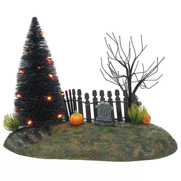 Department 56 Fright Night Lit Base< Village Halloween Accessories