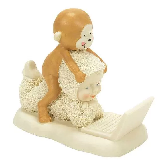 Department 56 Get A Monkey Off Your Back< Snowbabies Classic Collection