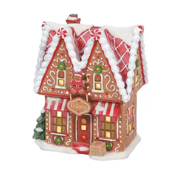 Department 56 Gingerbread Bakery< North Pole Series