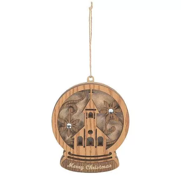 Department 56 Globe With Church Orn< Sale