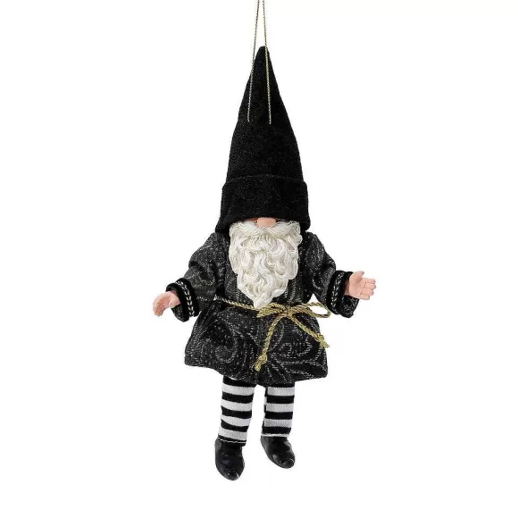 Department 56 Gnome Black And Gold Orn< Sale