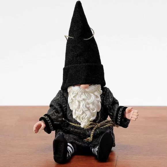 Department 56 Gnome Black And Gold Orn< Sale