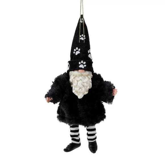 Department 56 Gnome Furry Pet Orn Blk< Sale