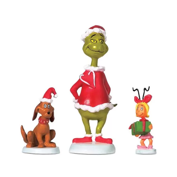 Department 56 Grinch Max & Cindy-Lou Who< Grinch Villages