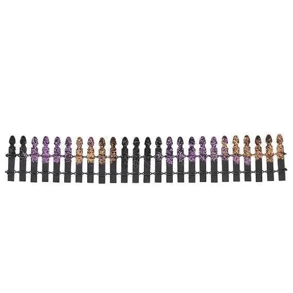 Department 56 Halloween Glitter Fence< Village Halloween Accessories