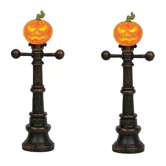 Department 56 Halloween Street Lamps< Village Halloween Accessories