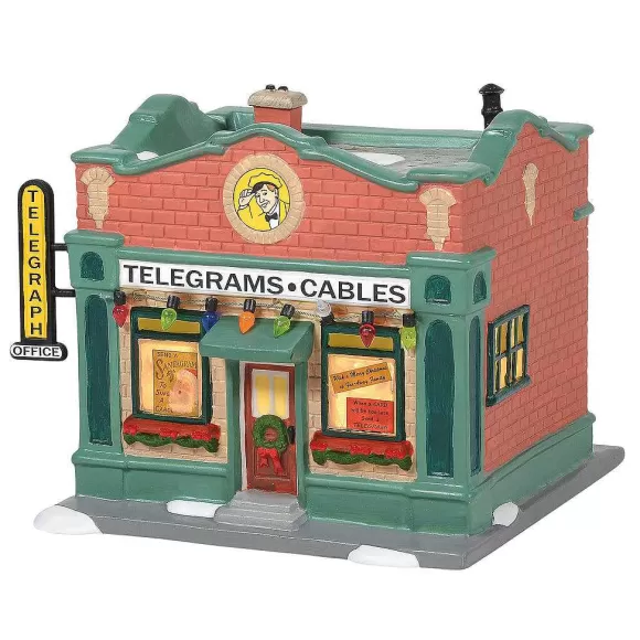 Department 56 Hohman Telegraph Office< A Christmas Story Village