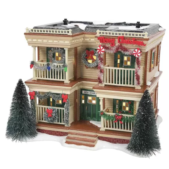 Department 56 Holiday Flats< Original Snow Village