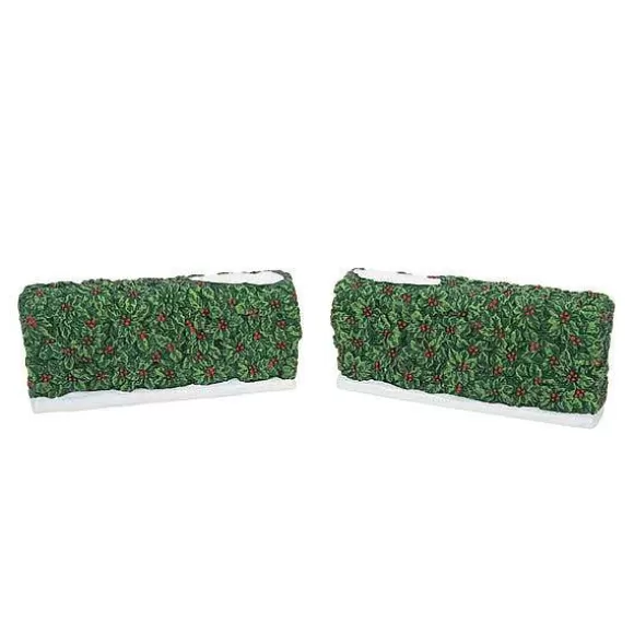 Department 56 Holiday Holly Hedges< Village Accessories