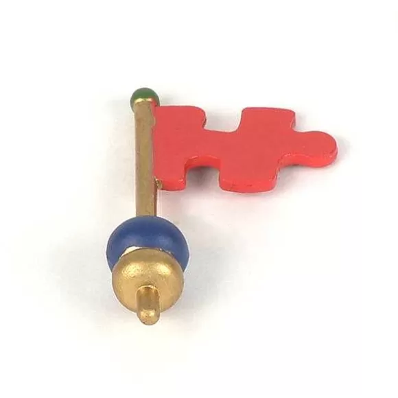 Department 56 Jolly's Jigsaw Puzzle Workshop Puzzle Piece Flag< Replacement Parts