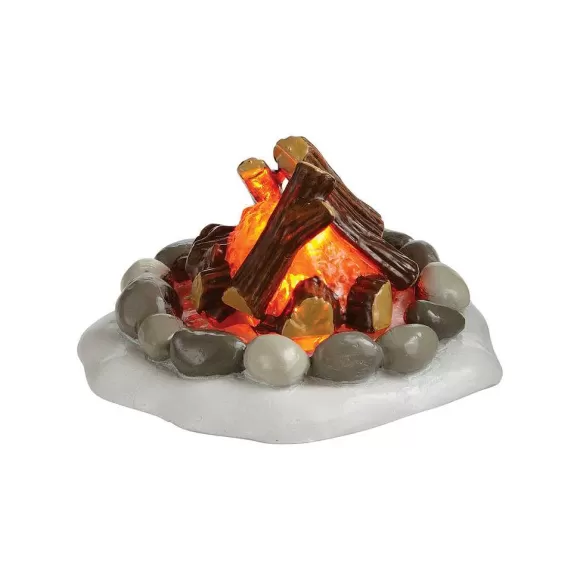 Department 56 Lit Fire Pit< Village Accessories