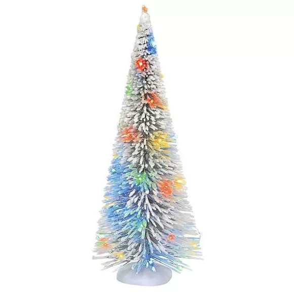 Department 56 Lit Frosted White Sisal Tree< Village Accessories