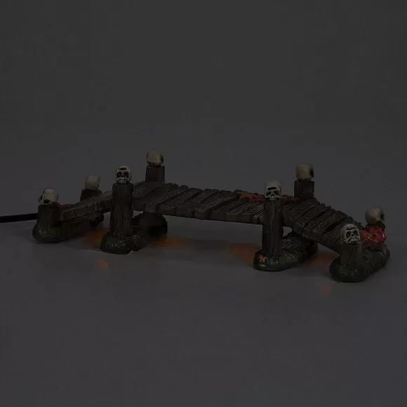 Department 56 Lit Haunted Boardwalk Bridge< Village Halloween Accessories