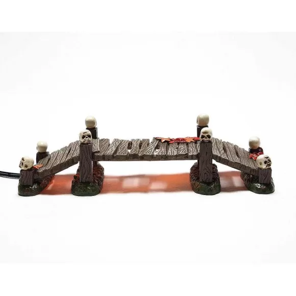 Department 56 Lit Haunted Boardwalk Bridge< Village Halloween Accessories