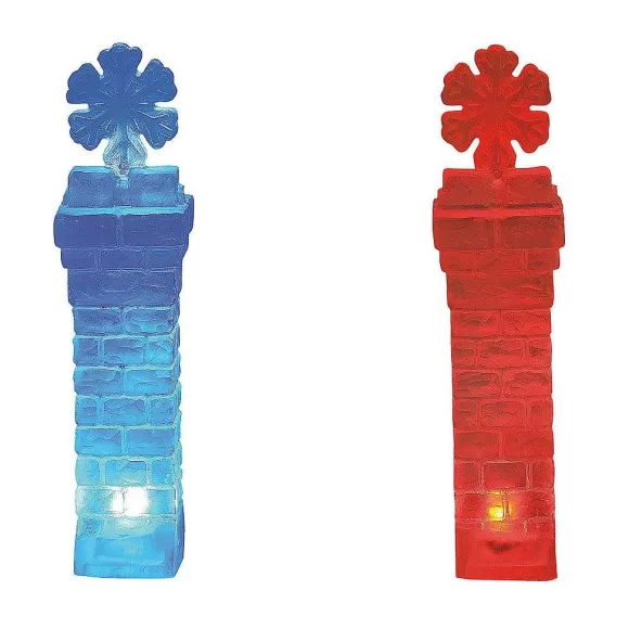 Department 56 Lit Ice Castle Corners< Village Accessories