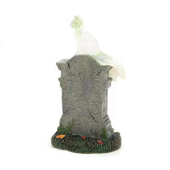 Department 56 Lit Kit E.Kat Tombstone< Village Halloween Accessories