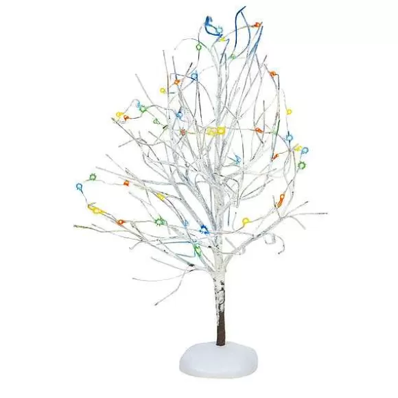 Department 56 Lit White Frost Tree< Village Accessories