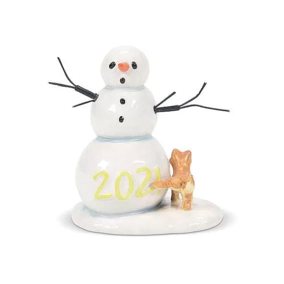 Department 56 Lucky The Snowman 2021< Village Accessories