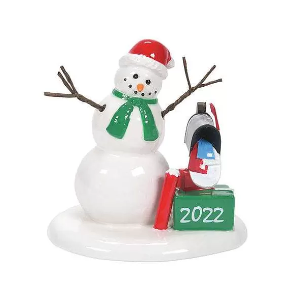 Department 56 Lucky The Snowman 2022< Village Accessories