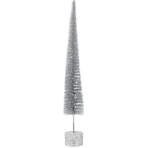 Department 56 Med. Silver Glitter Spike Tree< Christmas Basics