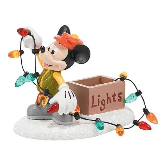 Department 56 Mickey Lights Up Christmas< Disney Village